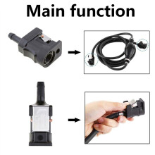 (Machine end +Tank end) Boat Engine Fuel Hose Line Connector Suitable For Yamaha 6mm Outboard Motor Boat Accessories