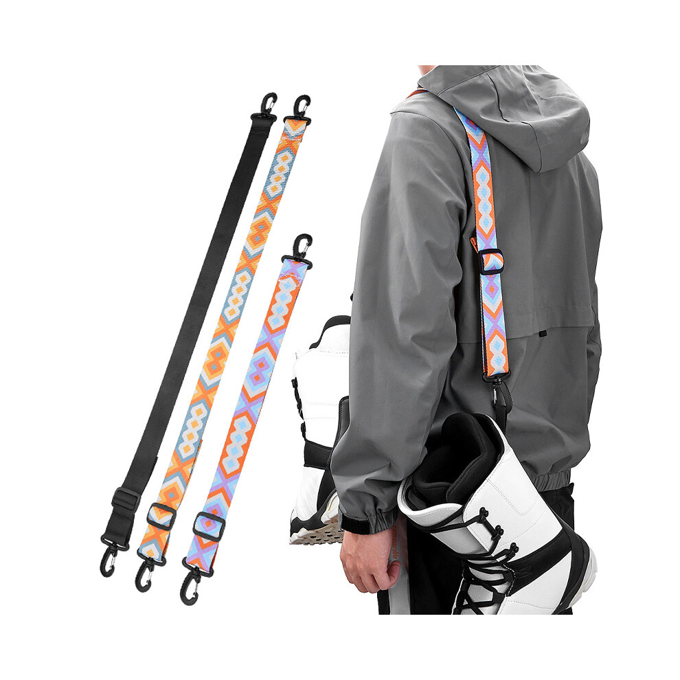 (Purple) Ski And Snowboard Boot Straps With Adjustable Shoulder Slings Are Also Available For Skates And Roller Skates Purple 123643784981