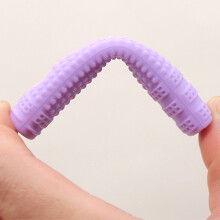 (Blue) Non-Slip Silicone Bicycle One-Piece Brake Grip Cover & Protector