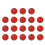 Clear Crystal Button Red Coat Button for DIY Sewing 50Pcs Pack 1