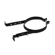 Supporto per Tubo Camino 15 cm In Acciaio Inox Regolabile Supporto da Parete Clip di Fissaggio per Tubo Stufa Accessorio