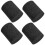 Rotating Sponge Foam Cylinder Cup Turner for Cup Spinner 4Pcs Black Inserts 1