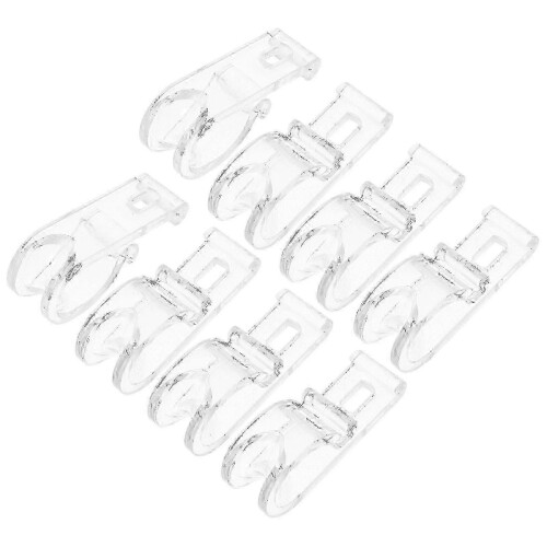 Roller Blinds Clear Curtain Hooks for Home Use 20Pcs Sturdy Clips