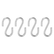 2026 Hot!! 304 Stainless Steel Metal S Hooks - Pack of 20 | Key and Towel Hanging Holder Organizer M3