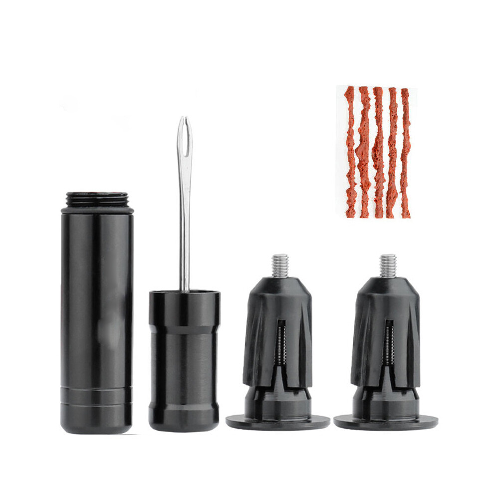 Emergency Bicycle Tire Repair Kit - Tubeless Portable Flat Fix Tool & Container 413590959823