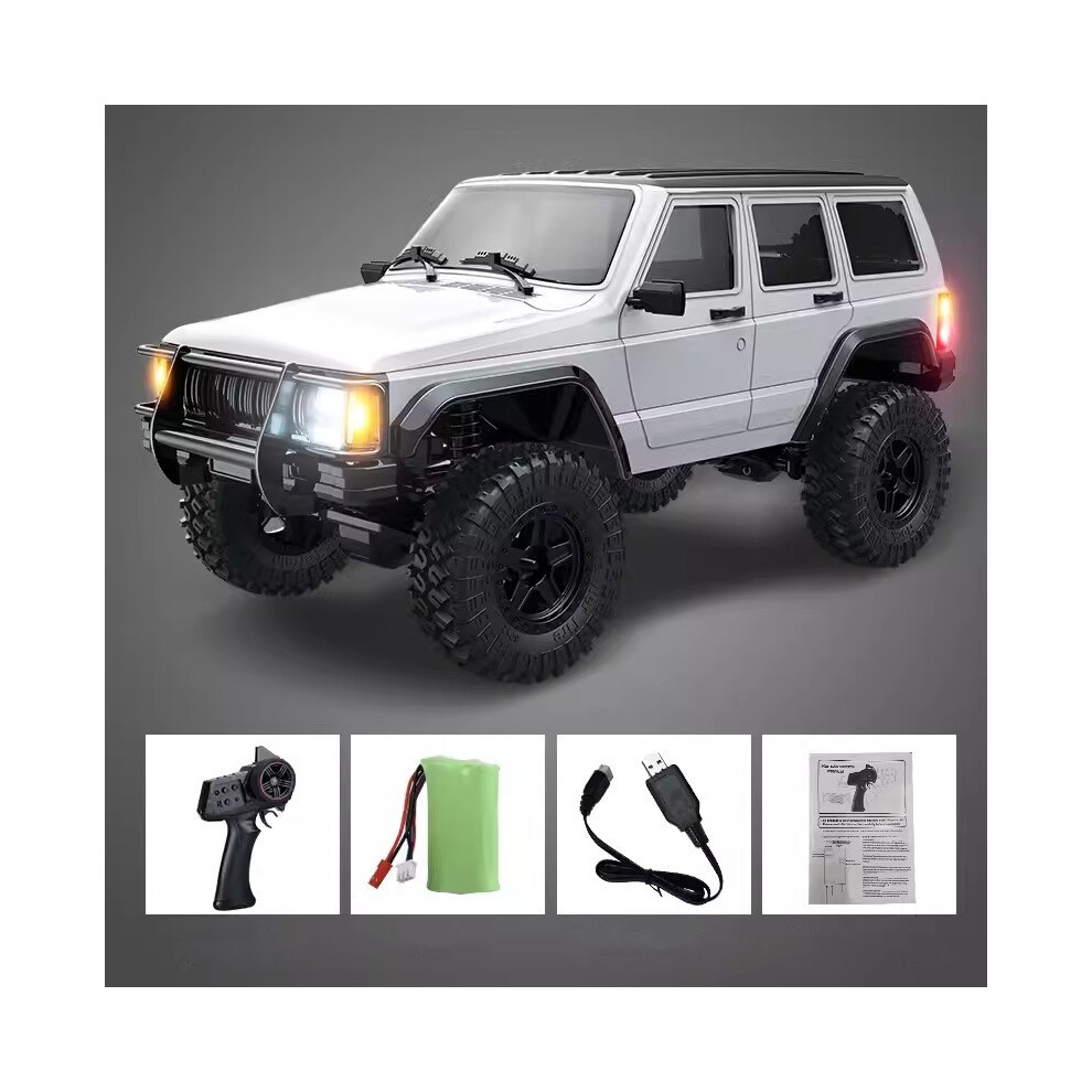 (White) Ax8562 1/18 2.4G 4Wd 370 Motor Rc Car Modification Toy Remote Control Vehicle White 123643855360