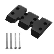 (Black) Axial SCX10 1/10 LCG Crawler Chassis Upgrade Plate - Low Center Gravity RC Car Parts