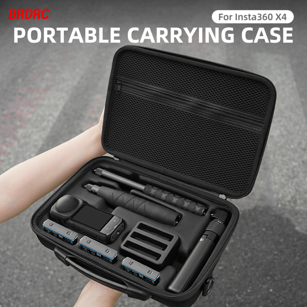 For Insta360 X4 Camera Combo Bag Carrying Case Protective Bag W/Shoulder Strap 123643857814