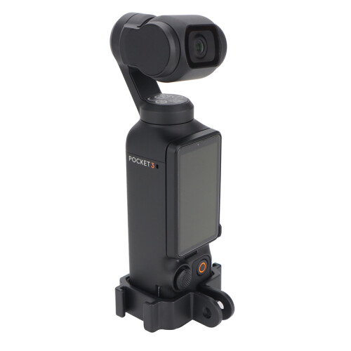 DJI OSMO Pocket 3 Camera Adapter: Mini Bracket Extension Bezel with Backpack Clip