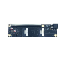 Tarjeta Adaptadora de 2 Puertos PCI-e 4.0 X16 A SlimSAS SFF-8654 GEN4 SFF-8654-8i SFF8654 para Tarjeta Gráfica GPU