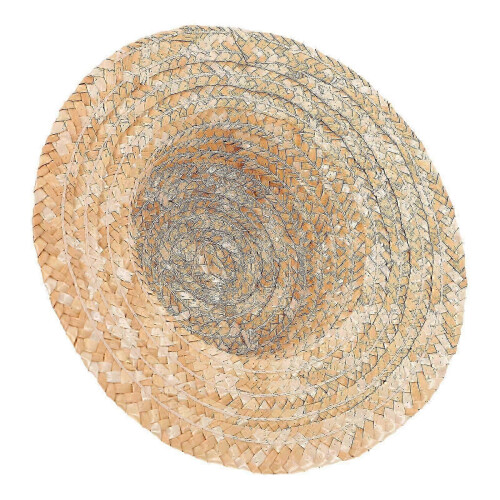 Small Round Top Hat Mini Straw Hat for Decoration Doll Accessory