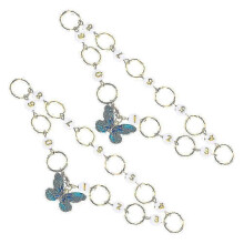 2026  2Pcs Crochet Stitch Marker Chain for Knitting And Weaving Crafters Elegant Design Enhancing Crafting Efficiency with Bright Colors