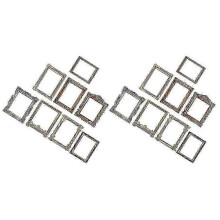 Picture Frame Wall Stickers Removable DIY Picture Frames Decal 16Pcs