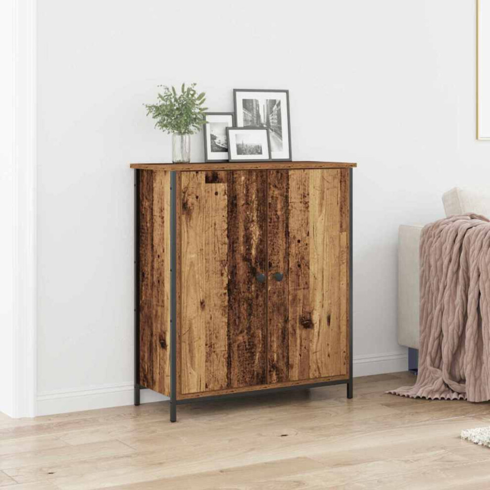 Vidaxl Sideboard Old Wood 70 X 30 X 80 Cm Engineered Wood