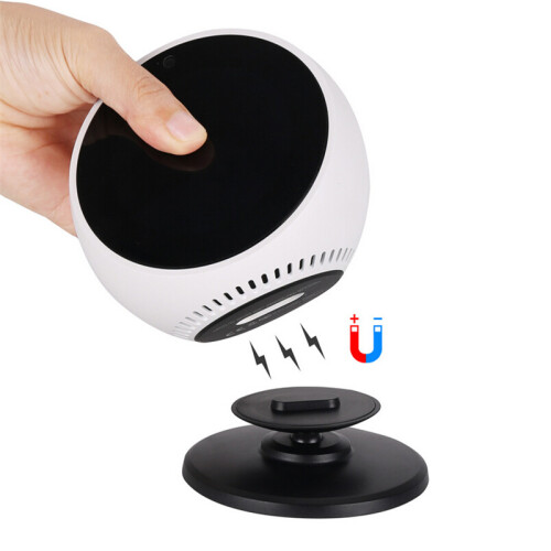 (Black) Desktop Holder 360¡ã Adjustable Stand Bracket Mount For Echo Spot Smart Speaker 1