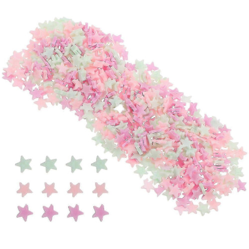 2026  Five Pointed Clay for Crafts 10Pcs Assorted Color Glitter Decorations