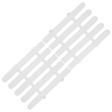 Landscape Border Edging Flexible Garden Edging Border Plastic Plant Fence Protector Decorative Use for Lawns And Flower Beds 2Pcs