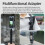 (Protective frame) Camera Metal Protective Frame Magnetic Adapter Bracket for Insta360 X5 8