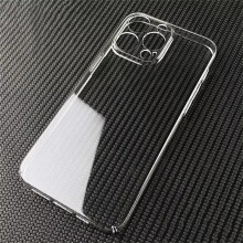 (13 Pro Max) New for iPhone 16/15/14/13 Series Clear Glossy DIY PC Case