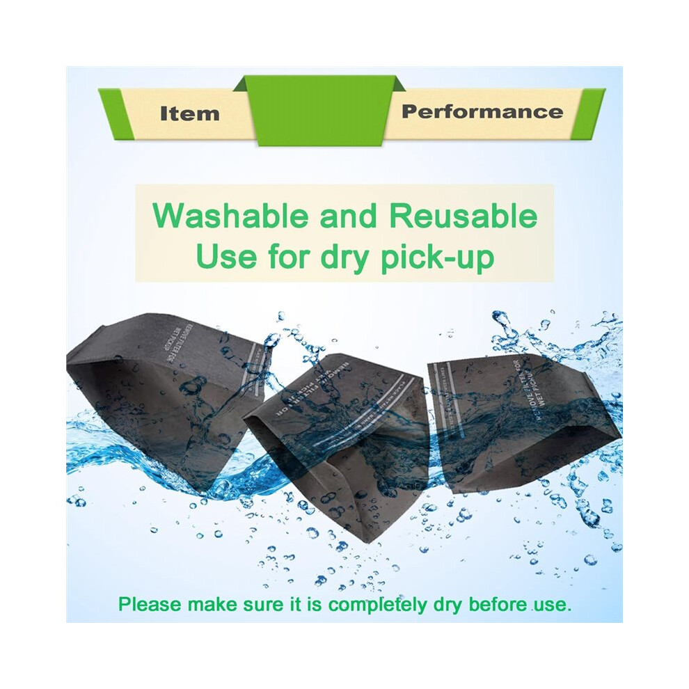 38737 Replacement For Craftsman 2.5 Gallon Filter Bags, For Craftsman 2 To 2.5 Gallon Wet/Dry Vacuums 4712535164572