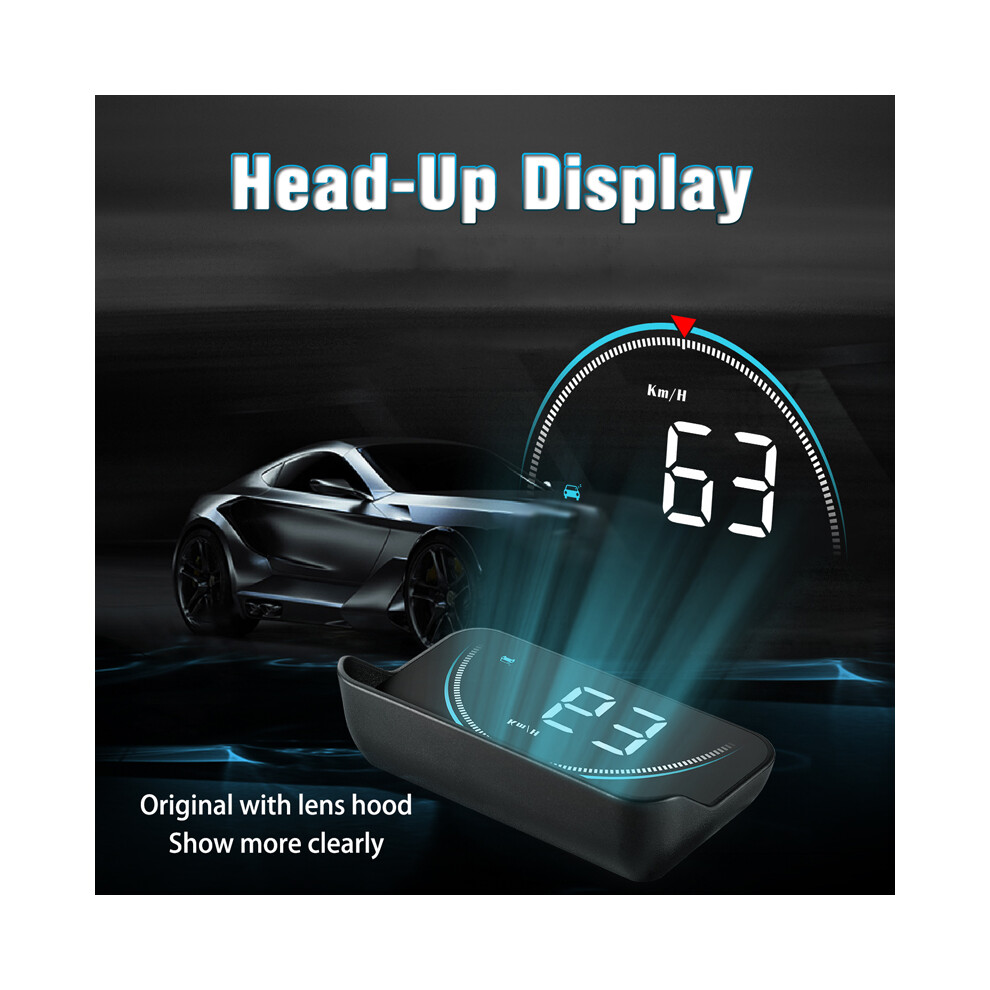 M8 Car Hud Head Up Display Obd2 Ii Euobd Overspeed Warning System Projector Windshield Auto Electronic Voltage Alarm 110691610058