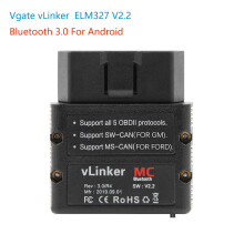 (Vlinker BT 3.0) Vgate vLinker MC+ ELM327 V2.2 Bluetooth 4.0 WIFI OBD2 Fault Code Reader OBDII Scanner For Android/IOS