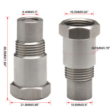 Oxygen O2 Sensor Spacer Adapter Bung Catalytic Converter Fix Check Engine Light