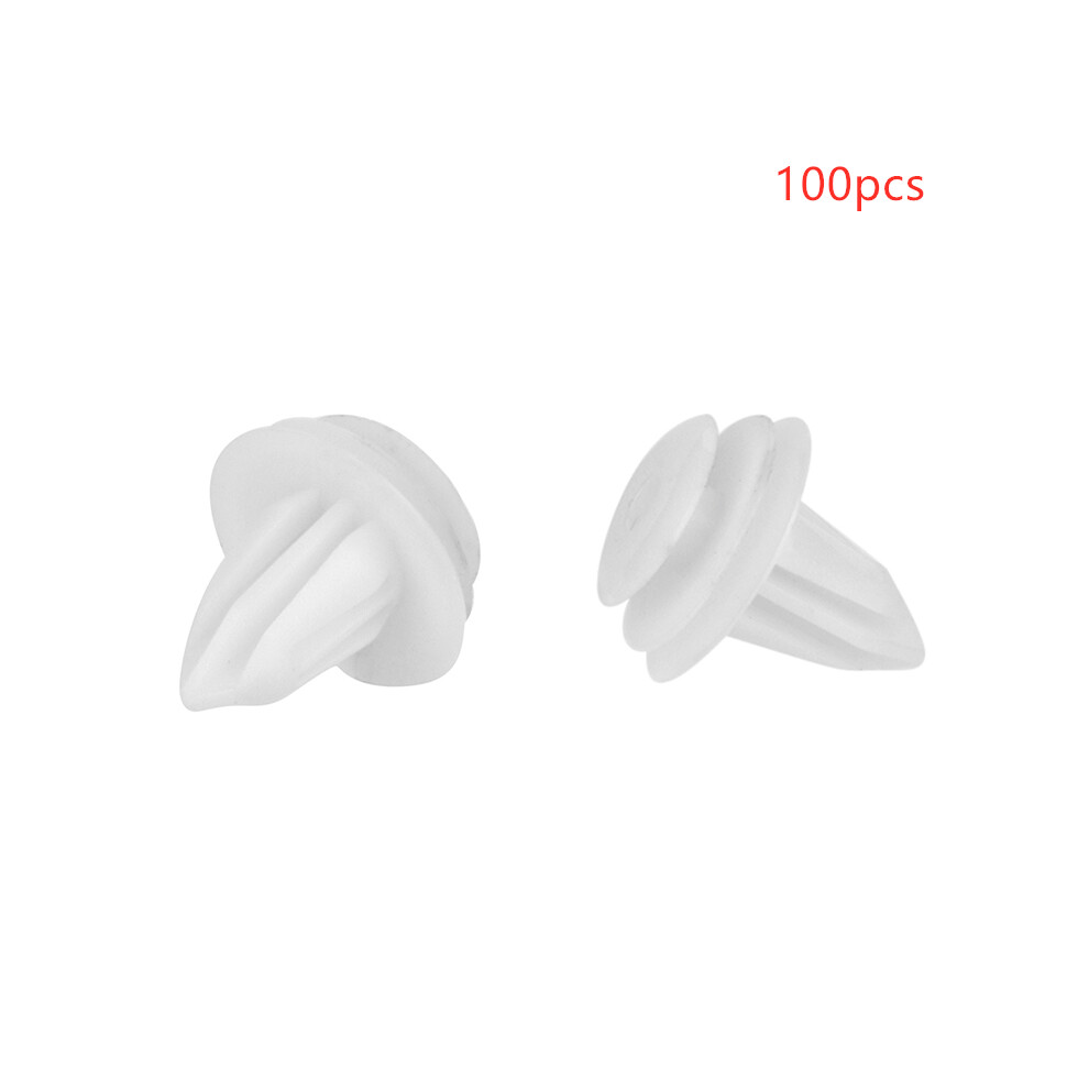 100Pcs Plastic Fasteners Car Screws Buckles Set For Door Panel Bumper Push Type Retainer Clips 110691612731