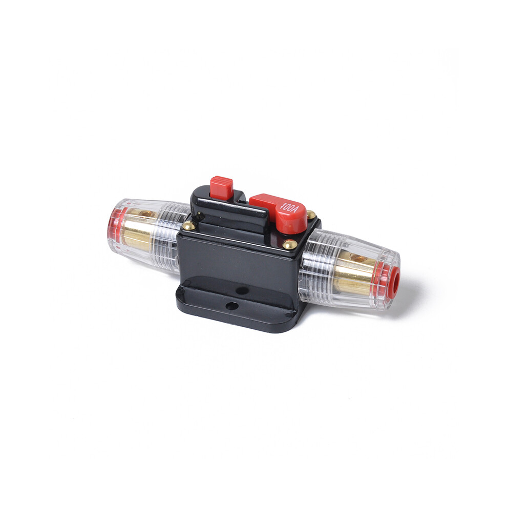 (100A) In-Line Dc Circuit Breaker Stereo/Audio/Car/Rv 30Amp/40Amp/60Amp Fuse 12V/24V 110691613943