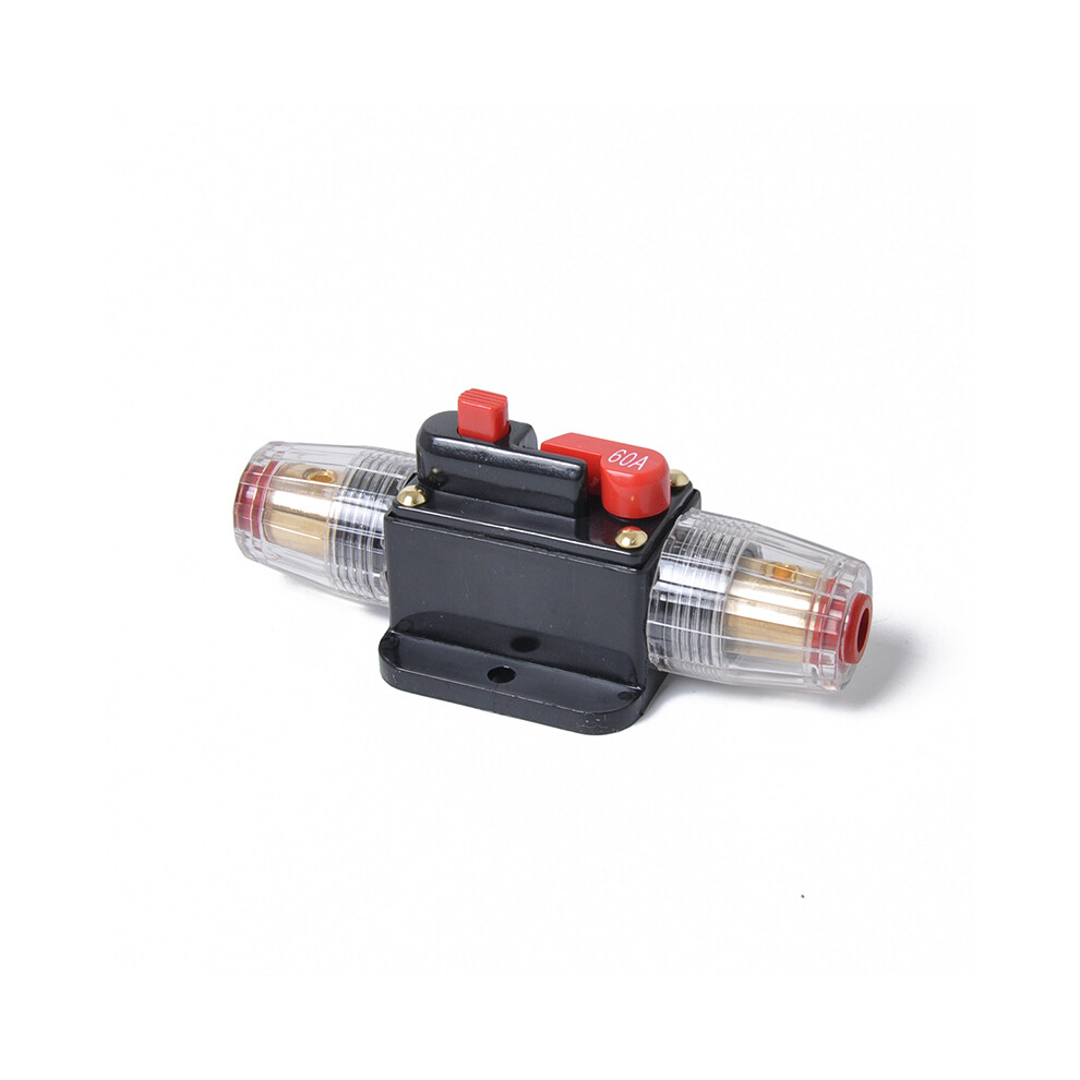 (60A) In-Line Dc Circuit Breaker Stereo/Audio/Car/Rv 30Amp/40Amp/60Amp Fuse 12V/24V 110691613936