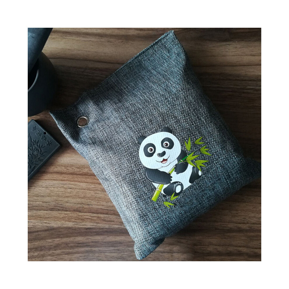 (, 75G) Bamboo Charcoal Air Purifying Bag Car Air Freshener Deodorizer Odor Eliminator Gray 115295434024
