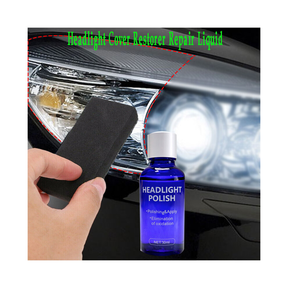 9H Headlight Cover Restorer Repair Liquid Polish Cleaner For Car Accessories 110691616289