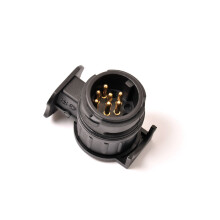 Waterproof 13 to 7 Pin Plug Trailer Truck Electric Adapter Connector Towing Socket