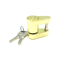 Locking Hauling Security Towing Tow Bar Trailer Hitch Coupler Lock Keyed Padlock