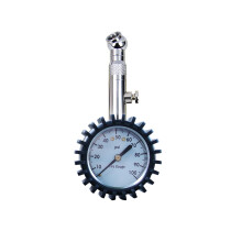(silver) Automotive Tire Pressure Gauge Meter 0-100 PSI Heavy Duty for Car Truck
