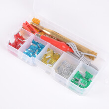 60PCS Car Truck Mini Low Profile Micro Blade Fuses Set Kit with Test Pencil