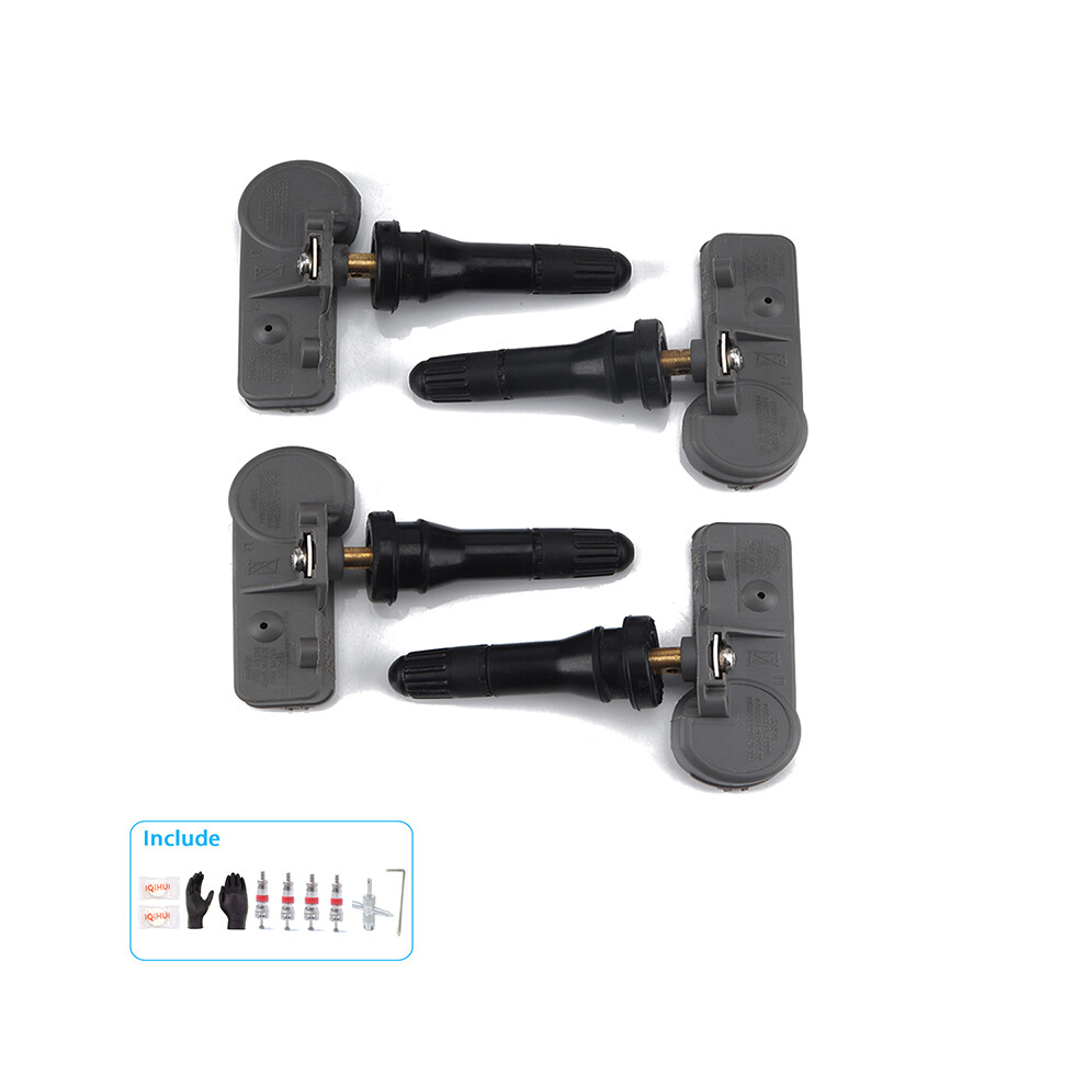 4PCS Tire Pressure Monitor Sensor Alarm Kit TPMS For Chevy GMC Buick Cadillac