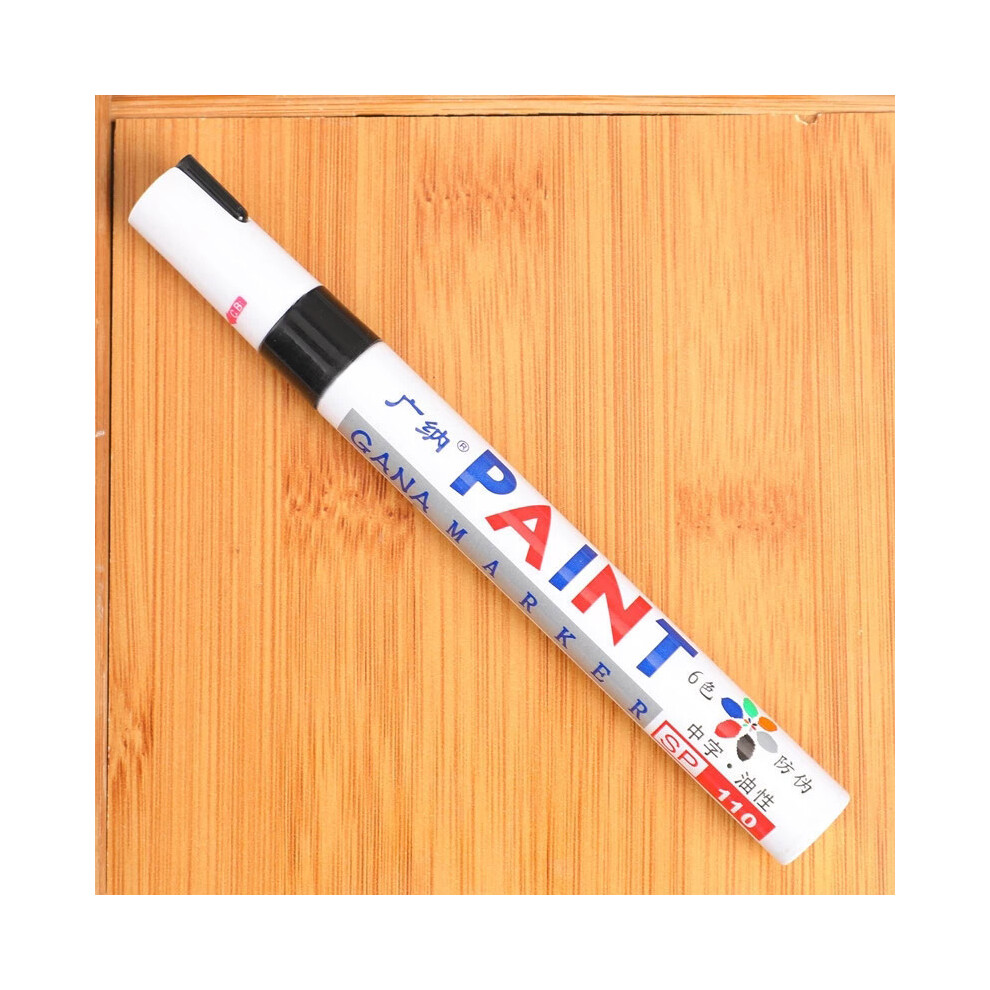 (Black) Waterproof Permanent Paint Marker Pen For Car Moto Auto Tyre Tire Tread Rubber Black 413590176725