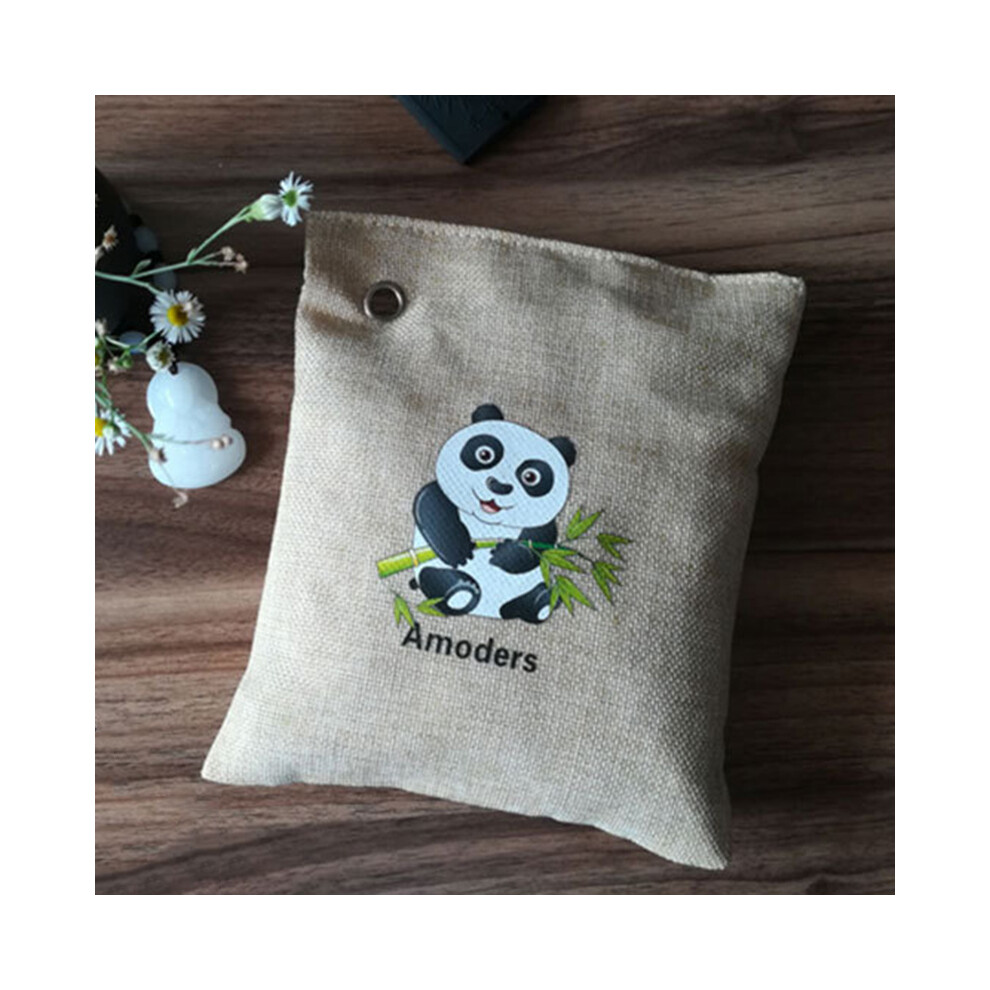 (, 75G) Bamboo Charcoal Air Purifying Bag Car Air Freshener Deodorizer Odor Eliminator Beige 115295434055