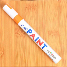 (Orange) Waterproof Metallic Paint Marker Pens For Car Tyre Tire Tread Rubber Metal
