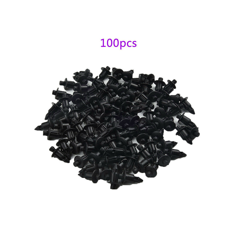 100Pcs 6Mm Car Fender Panel Plastic Rivets Fasteners Push Pin Clips For Suzuki Gsxr 113121653083