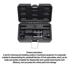 Ferramenta de Polia de Virabrequim Puller Material Aço Carbono Kit de Ferramentas Abrangente Suporte de Código Do Motor para TDCi 2.0