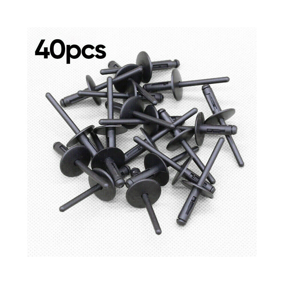 40Pcs Car Rivets Tool Clip Bumper Door Sill Fender Liner Retainer Fastener For Bmw 413590178699
