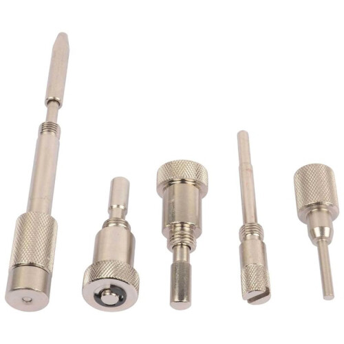 5PCS Engine Timing Tool Set for  Engines, Camshaft & Crankshaft Alignment Locking Kit for Timing Belt Replacement 2