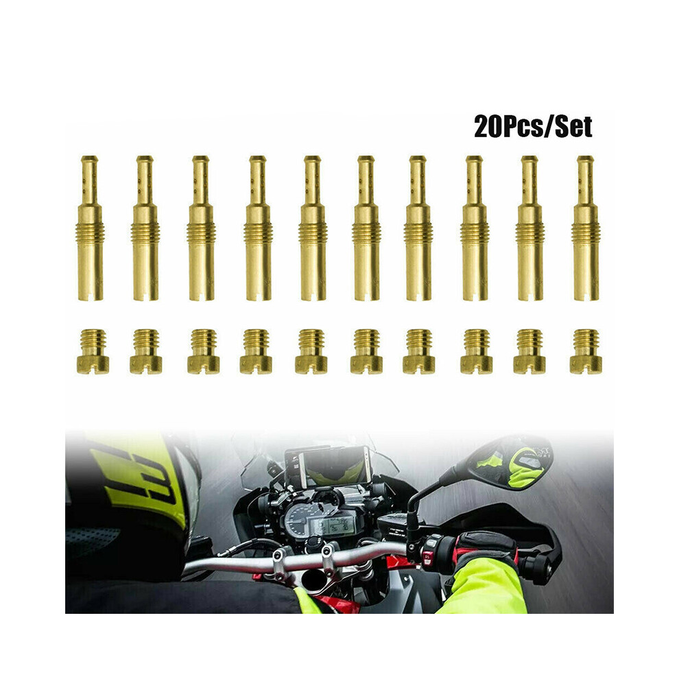 Motorcycle Carburetor Main Jet Kit Set Slow/Pilot Jet Main for PWK PE Mikuni OKO