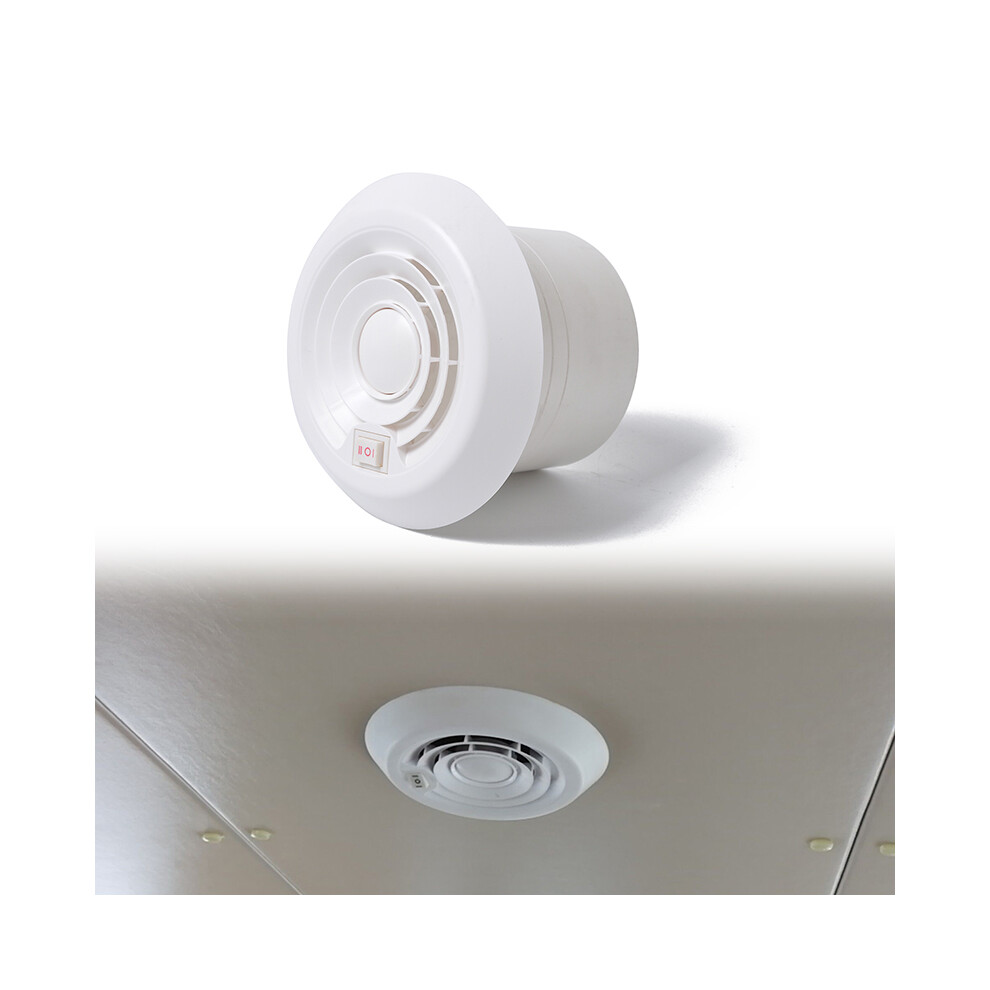 Caravan Motorhome Trailer Side Air Vent Outlet Ventilation Quiet Exhaust Fan 110691617903