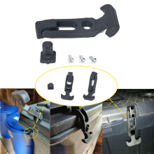 2PCS Rubber Flexible T-Handle Hasp Draw Latch For Tool Box Cooler Golf Cart