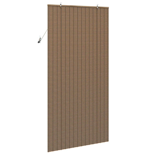 VidaXL vidaXL Roller Blind Brown 100 x 220 cm Bamboo 2