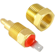 195 To 210 Degree Electric Engine Cooling Fan Thermostat Temp Switch 3/8" NPT