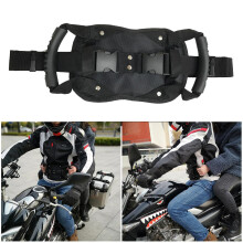 Motorcycle ATV Passenger Safety Belt Rear Seat Grab Grip Handle Belly Armrest